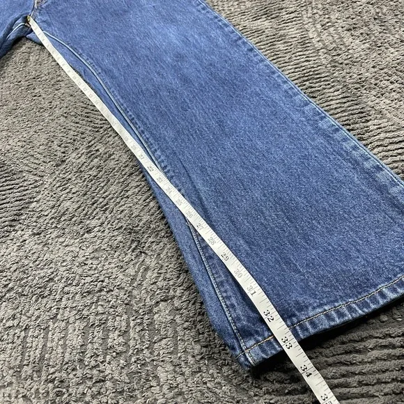 Levi's 501 Men's Jeans 38x33 Button Fly Straight Leg Blue Denim Medium Wash - Picture 7 of 9